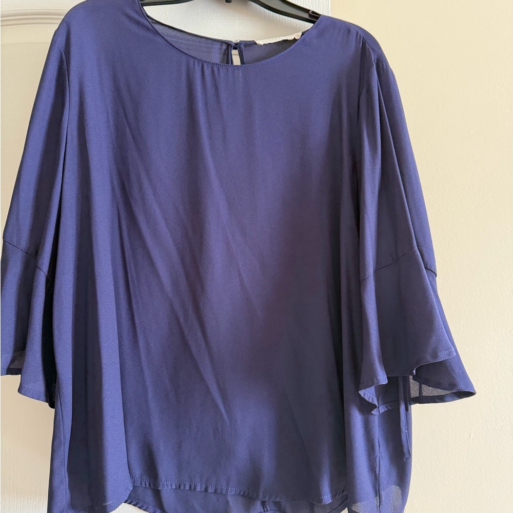 Lush Women's purple chiffon Blouse